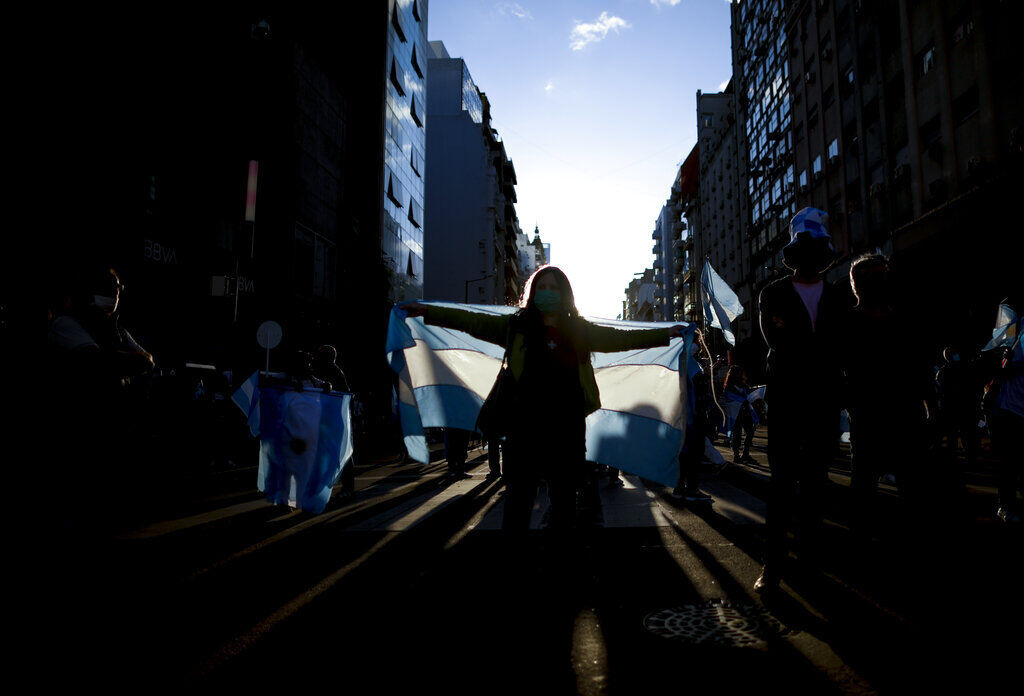 APTOPIX Argentina Protest